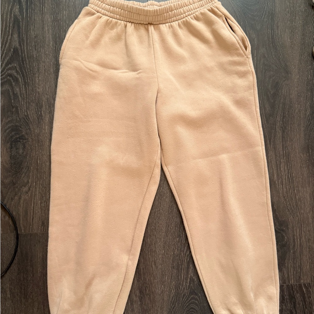 Beige Sweatpants